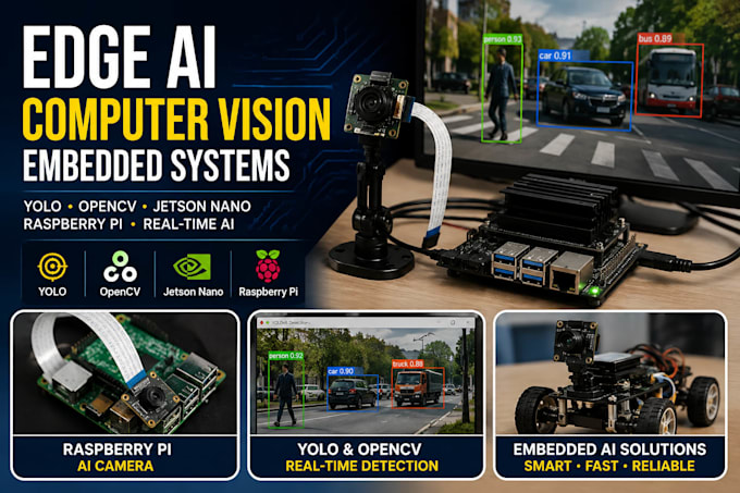 develop edge ai, computer vision and embedded systems