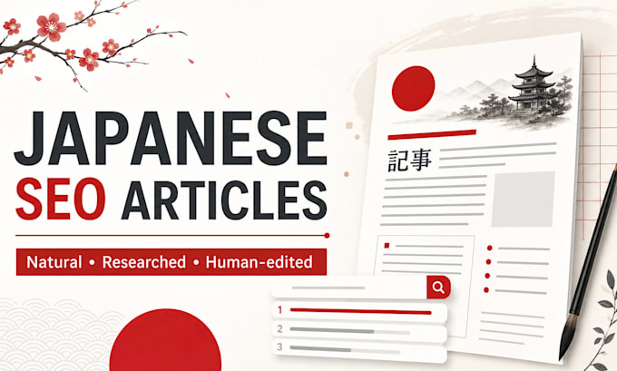 write natural japanese SEO blog articles for your audience