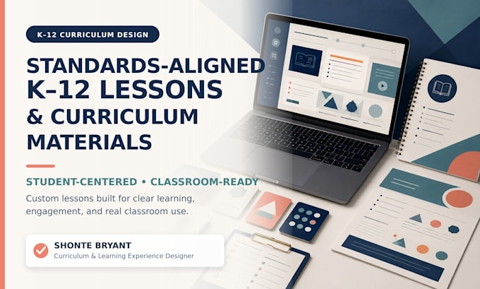 design k12 lessons and curriculum materials