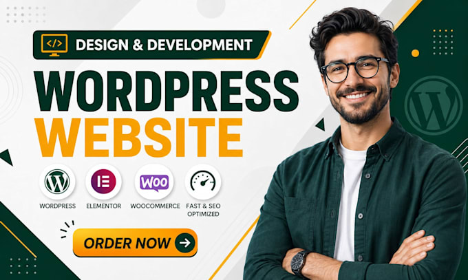 build, design, redesign, wordpress website, woocommerce website development
