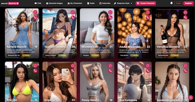custom nsfw website design and development professional and discreet
