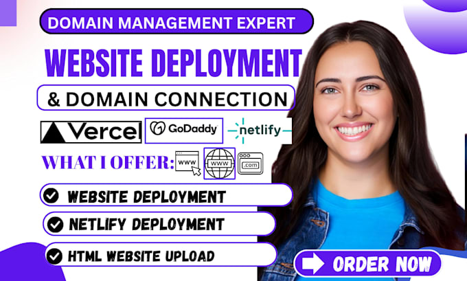 deploy website on netlify, cpanel, godaddy, connect domain
