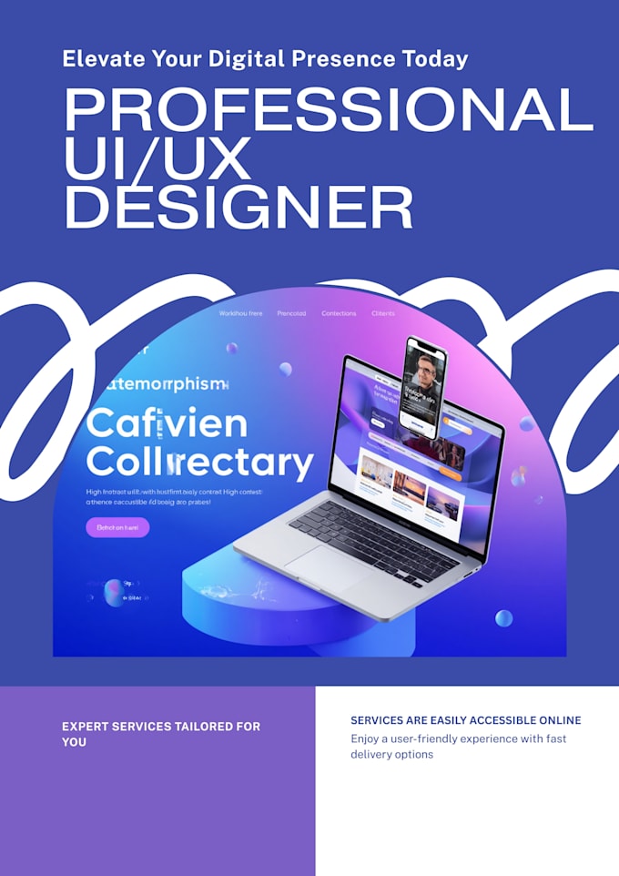 redesign your website UI UX for a modern user experience