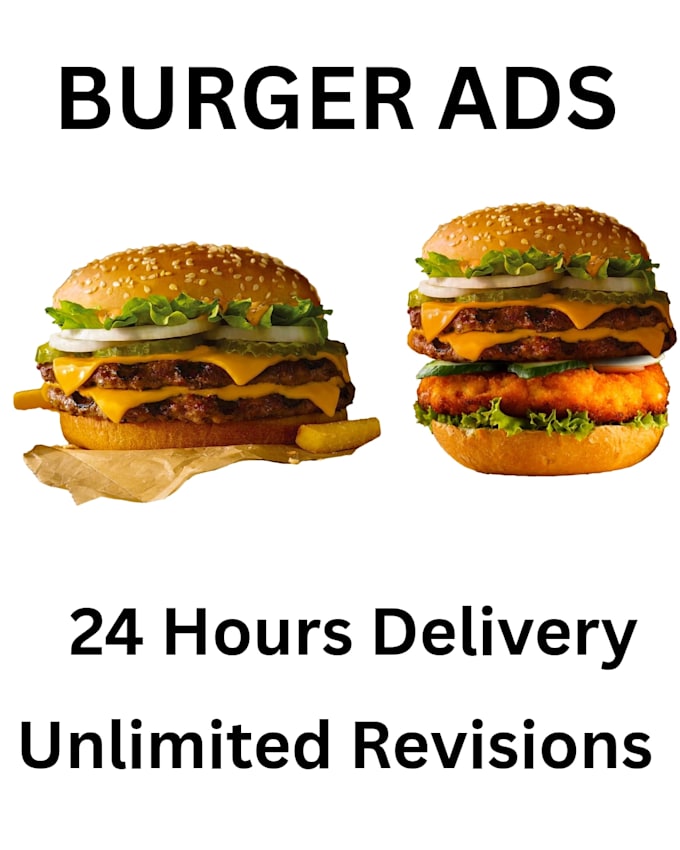 design professional fast food social media posts and burger ads using canva