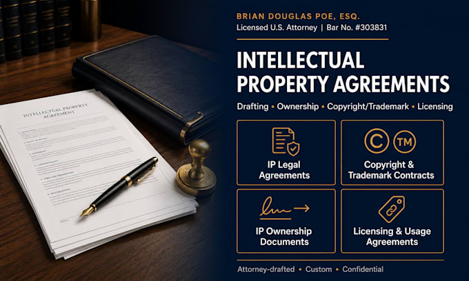 write expert copyright and trademark contracts