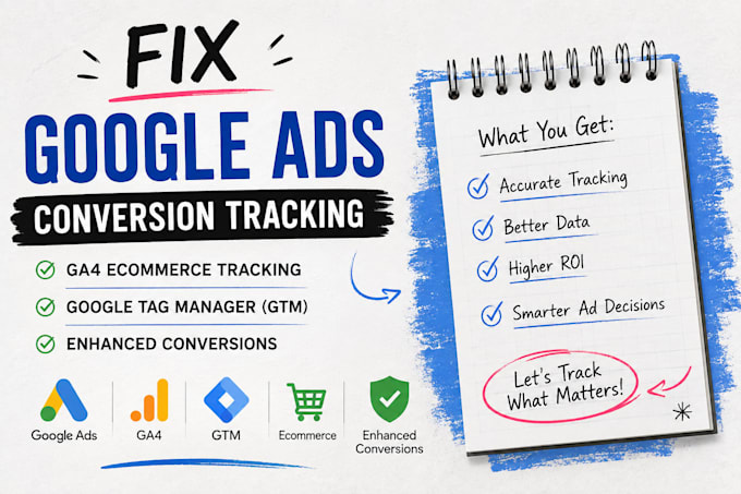 fix google ads conversion tracking ga4 ecommerce trackin GTM enhanced conversion