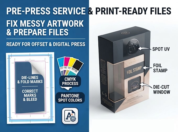 finalizing file for printing and technical design