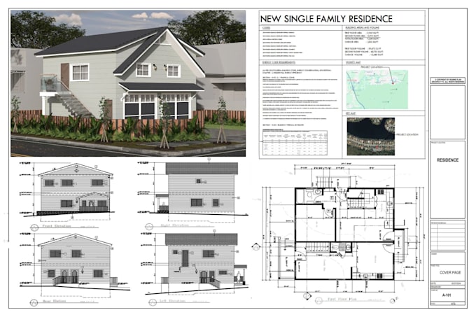 draw architectural floor plans, sections, and elevations in autocad