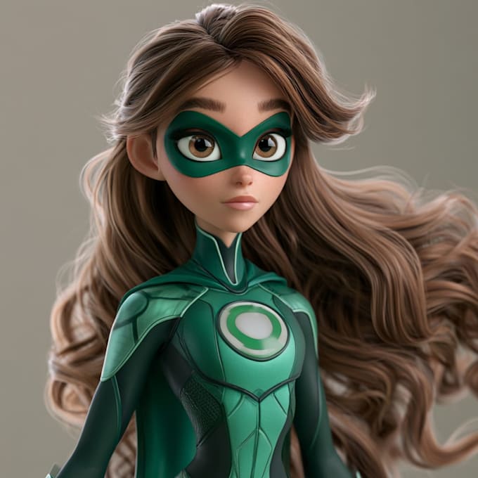 superhero character for comics