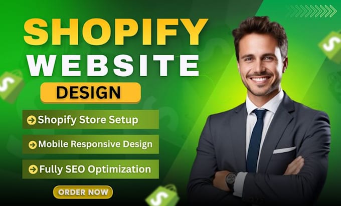 build shopify website, design or redesign shopify store, dropshipping store