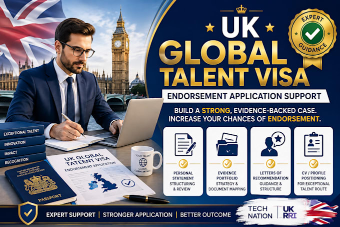 provide support for your uk global talent visa endorsement application