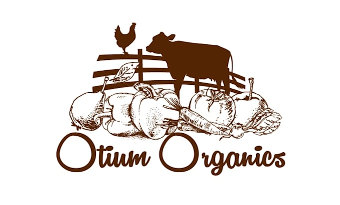 design animal organic agriculturalists logo