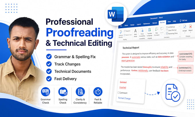 edit and polish your technical documents professionally