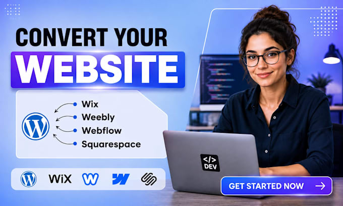 migrate wix studio website wordpress elementor expert redesign wix website SEO