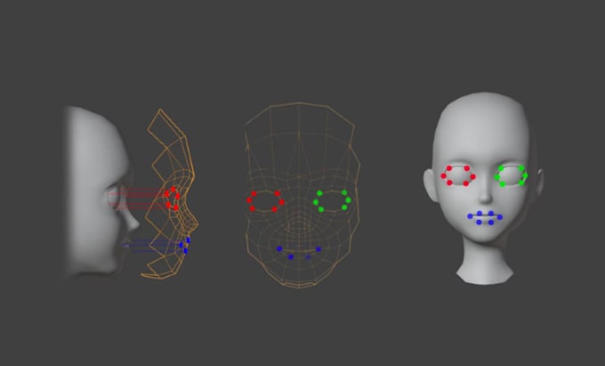 model a custom roblox dynamic head with full rig 3d model roblox ugc