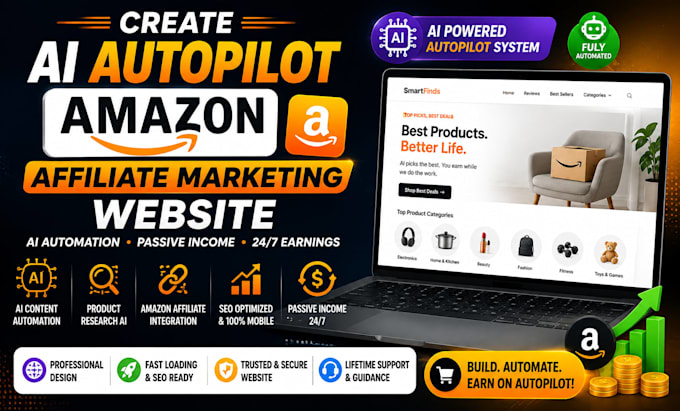 create ai autopilot amazon affiliate marketing website