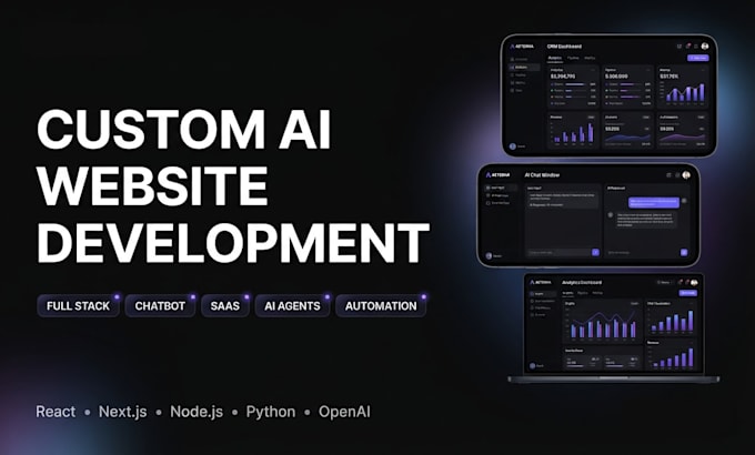 ai website development, ai web app, ai chatbot