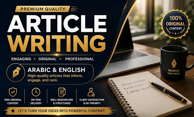 write and translate professional arabic and english articles