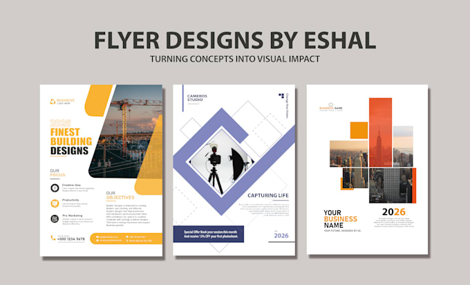 design a clean, creative and printable flyer