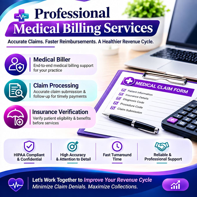 medical biller, claim processing, insurance verification