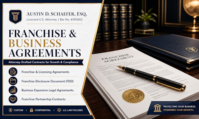 draft compliant franchise disclosure documents fdd