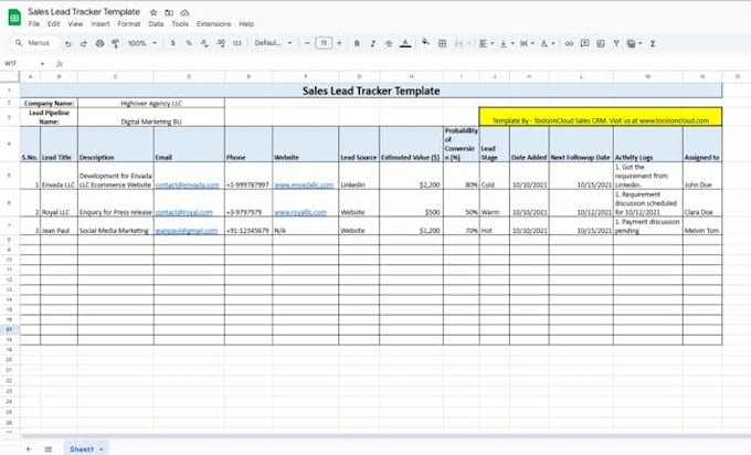 provide targeted mca leads
