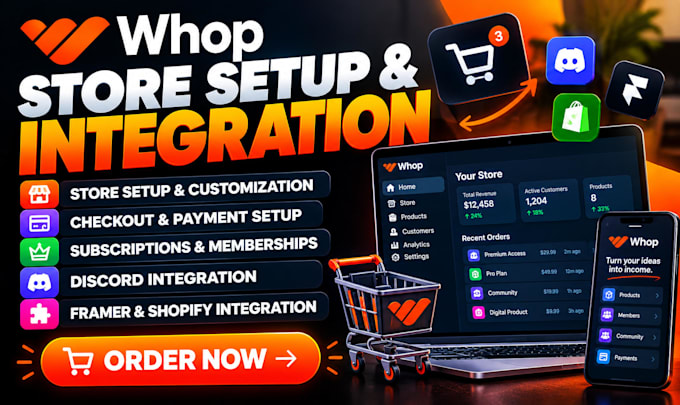 set up whop store whop checkout payment integration subscription product paywall