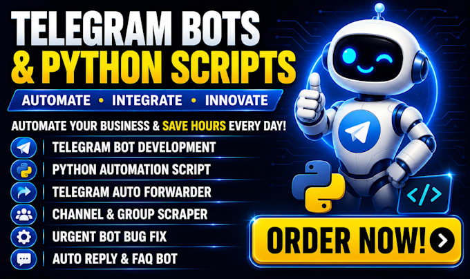 create custom telegram bot python script auto forwarder scraper automation fix