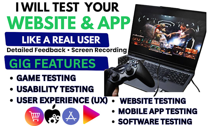 user testing website testing app testing game testing beta testing usability