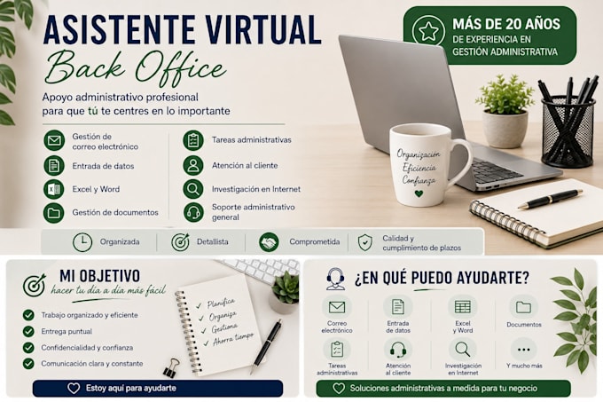 gestionare tus tareas administrativas y de back office