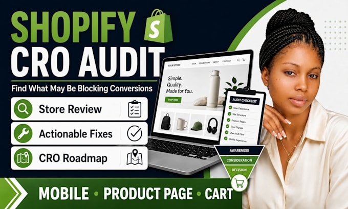 do a shopify cro audit with actionable recommendations