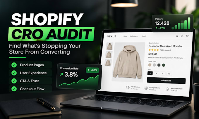 audit your shopify store and optimize it to increase conversions