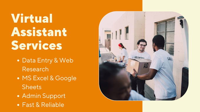 pro virtual assistant for data entry, ms excel, google sheets and admin tasks