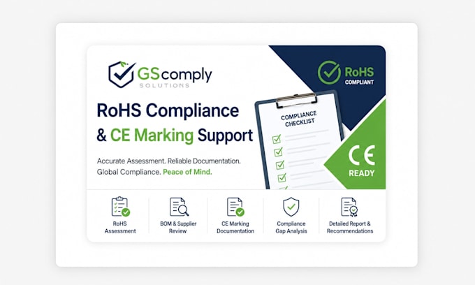 provide rohs compliance support and ce marking documentation