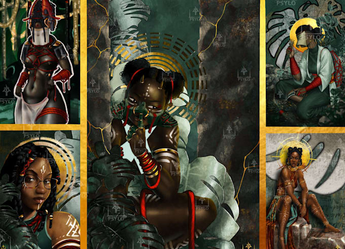 immortalize your character in my signature art style