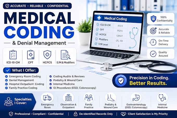 provide accurate medical coding and denial management