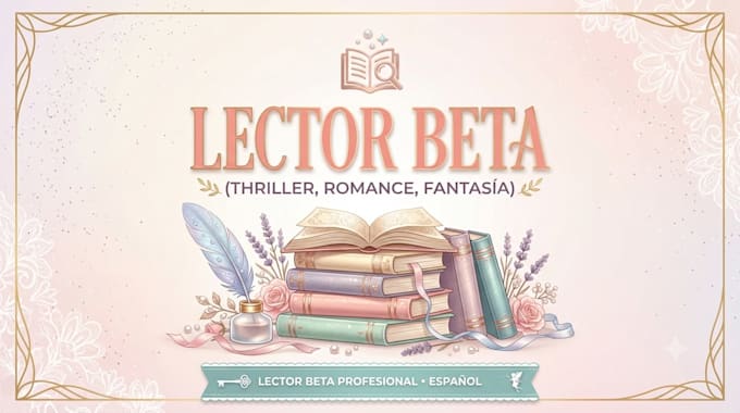 be your spanish beta reader for thriller, romance or fantasy