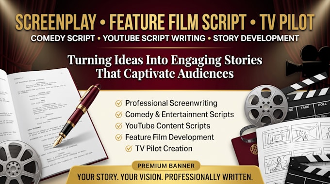 screenplay comedy script youtube script writing feature film script and tv pilot