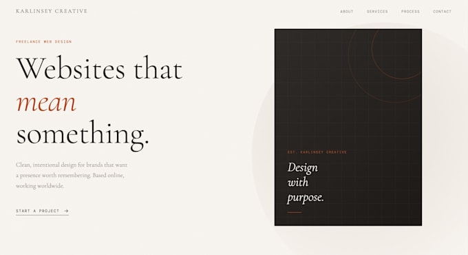 build a professional website for anyone
