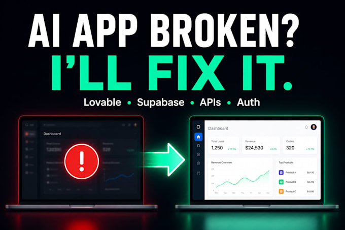 fix bugs and improve your ai vibe coded web app