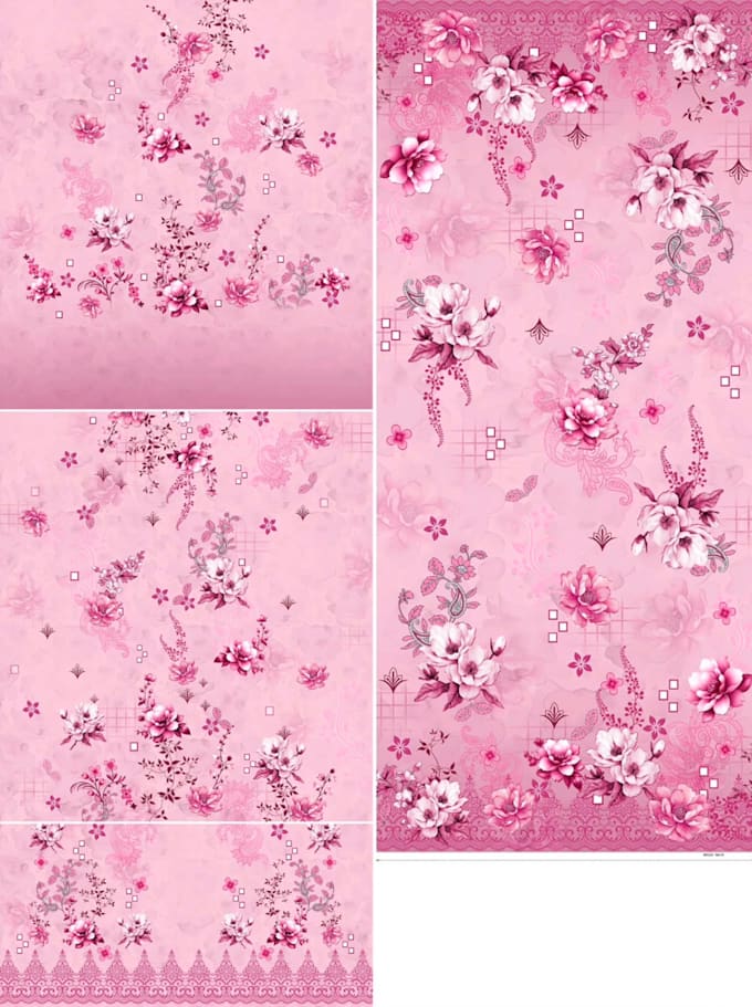 do professional textile design and surface pattern design
