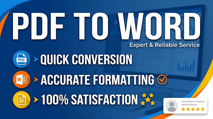 convert PDF to word,google docs,typing services