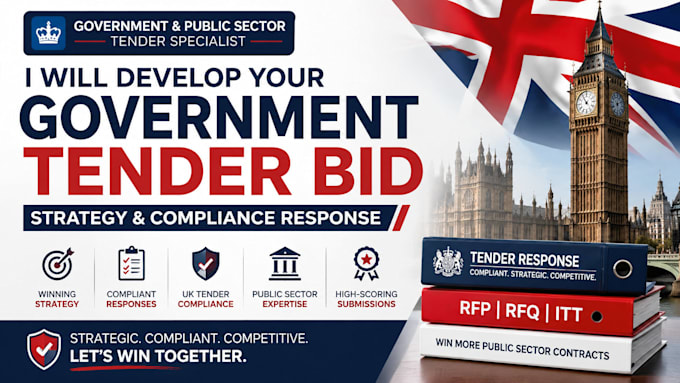 write a compliant, high scoring government bid and tender, procurement proposal