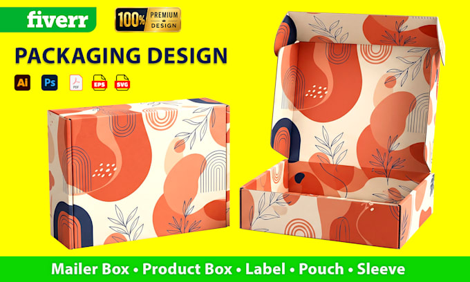 product packaging box design, mailer box, amazon packaging product