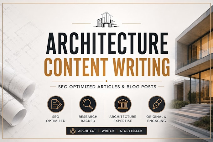 write SEO architecture articles and blog posts