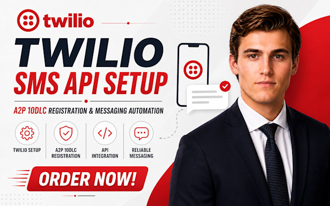 setup twilio sms api twilio a2p 10dlc registration and messaging