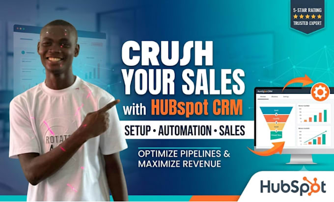 do complete hubspot setup, hubspot automation, and sales pipeline optimization