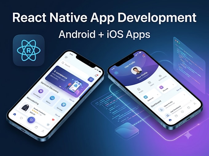 develop react native mobile app for android and ios