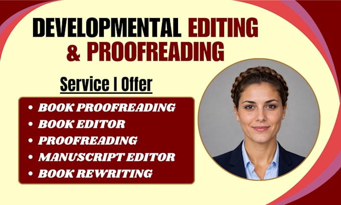 developmental book editor manuscript editing fiction nonfiction proofreading