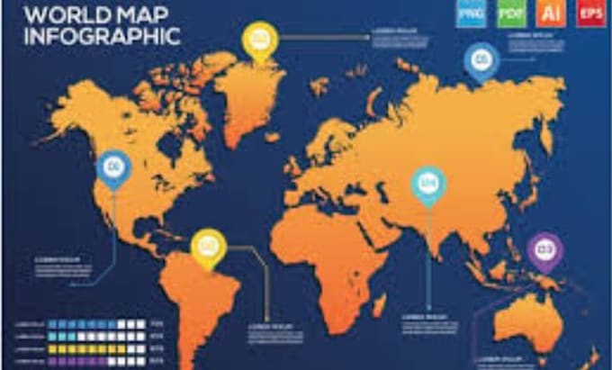 create a custom world map, geographic map, vector map,editable map,bussiness map